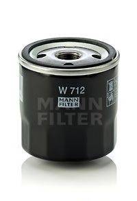 Масляний фільтр MANN-FILTER W 712